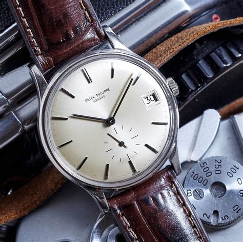 vintage patek philippe calatrava with date|1960 vintage Patek Philippe watch.